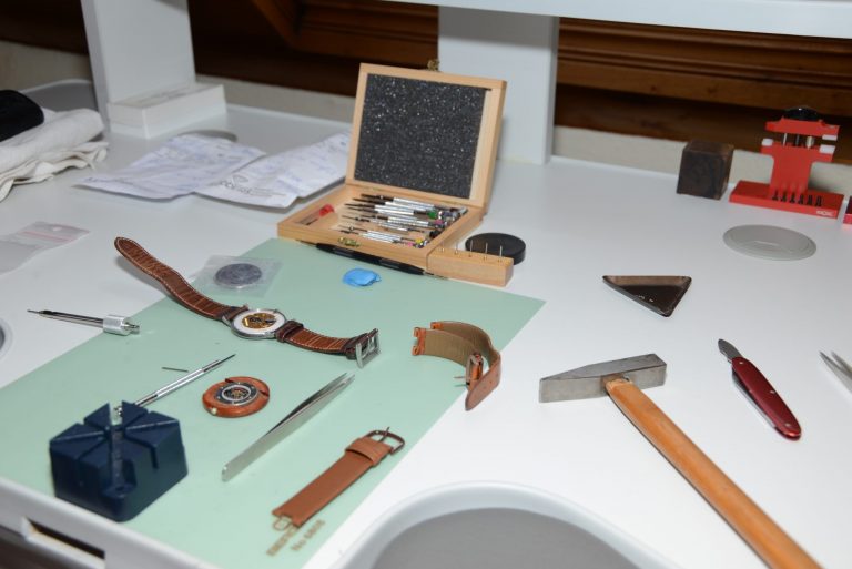 Einblick in die Uhrmacherwerkstatt